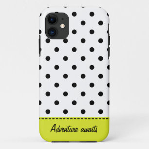 Coque Case-Mate Pour iPhone Points rétro - Coque iPhone 5/5S noir et blanc
