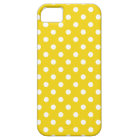 Polka Dot iPhone 5/5S Coque en citron jaune