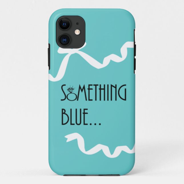 Coque Case-Mate Pour iPhone Quelque chose coque iphone bleu (Dos)