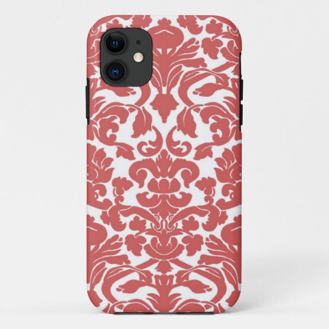 Coque Case-Mate Pour iPhone Red Damask iPhone 5 Coque (Dos)