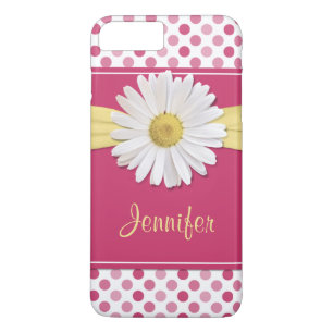 Coque Case-Mate Pour iPhone Shasta Daisy Pink Polka Dot iPhone 6 coque