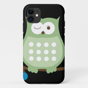 Coque Case-Mate Pour iPhone Winking Owl iPhone 5 Coque (vert)