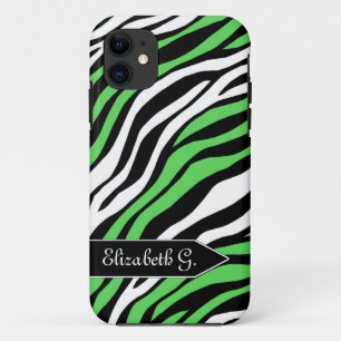 Coque Case-Mate Pour iPhone Zebra Print Lime Green Mix iPhone 5 Coque
