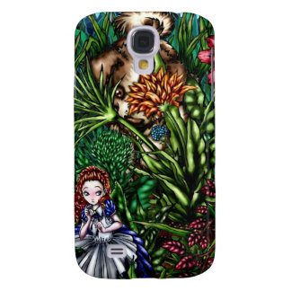 Coque Galaxy S4 Alice dans le jardin