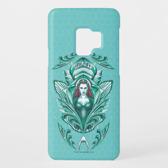 Coque Case-Mate Pour Samsung Galaxy Aquaman | Ornate Mera Graphic (Dos)
