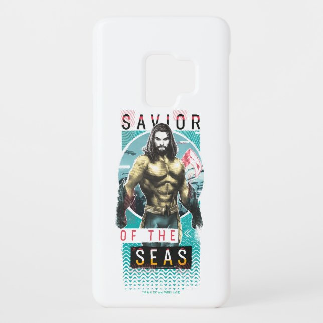 Coque Case-Mate Pour Samsung Galaxy Aquaman | "Sauveur Des Mers" Graphique Moderniste (Dos)