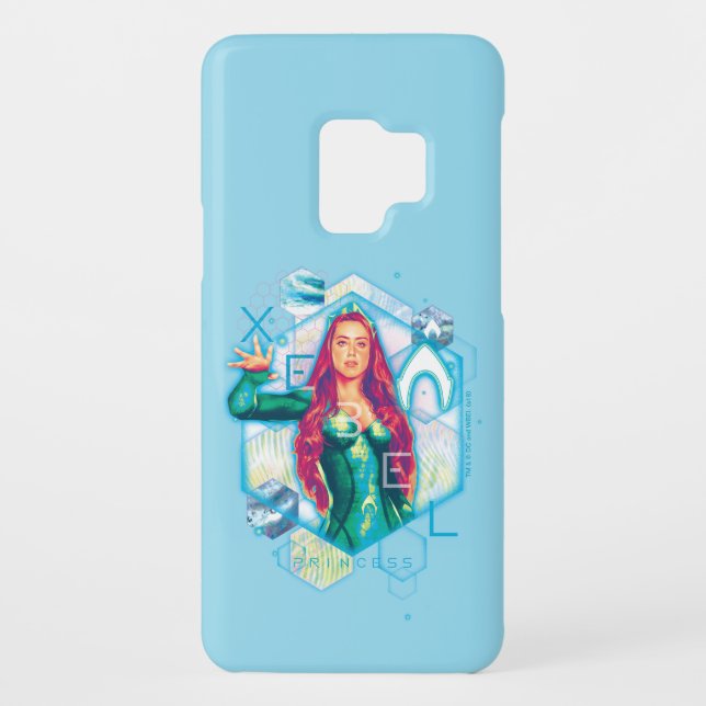 Coque Case-Mate Pour Samsung Galaxy Aquaman | Xebel Princess Mera Hexagonal (Dos)