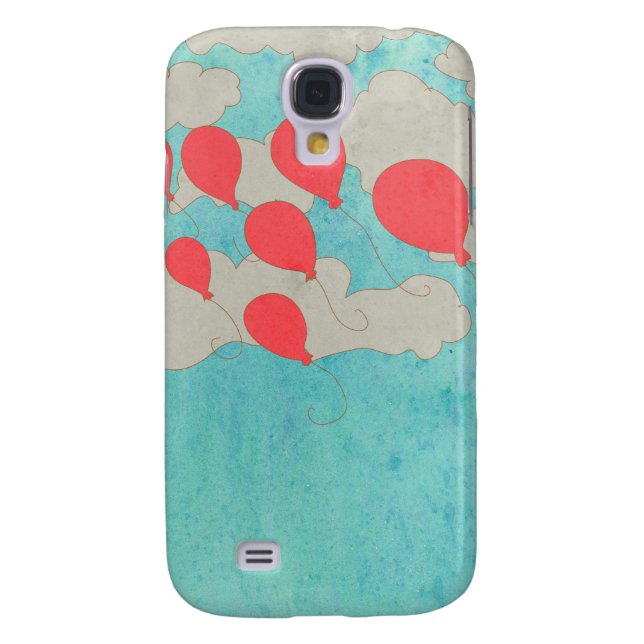 Coque Case-Mate Pour Samsung Galaxy Ballons rouges (Dos)