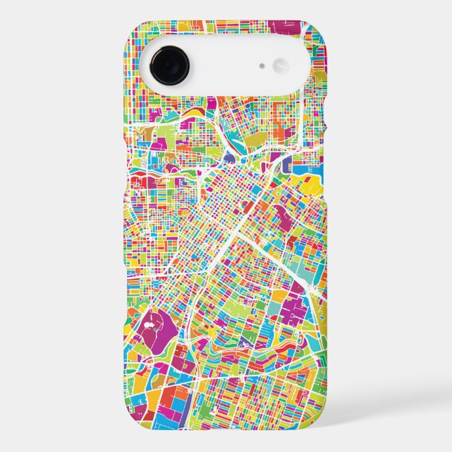 Coque Case-Mate Pour Samsung Galaxy Carte au néon de Houston, le Texas | (Verso)
