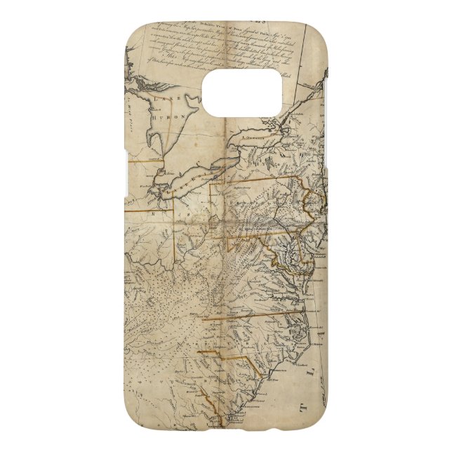 Coque Case-Mate Pour Samsung Galaxy CARTE : États-Unis, 1783 (Dos)