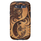 Chatons en pierre de Brown Yin Yang