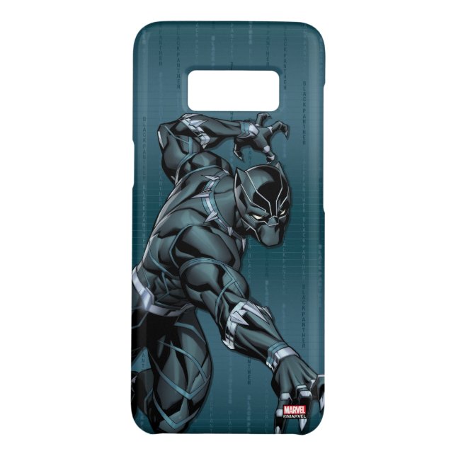 Coque Case-Mate Pour Samsung Galaxy Classique Avengers | Black Panther Claw Attack (Dos)