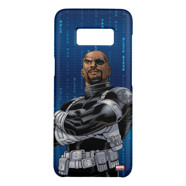 Coque Case-Mate Pour Samsung Galaxy Classique Avengers | Nick Fury Bras Croisés (Dos)