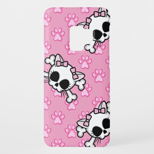 Coque Case-Mate Pour Samsung Galaxy Crâne mignon de Kitty (Dos)