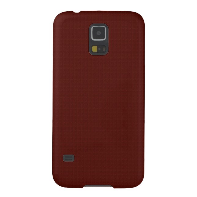 Coque Case-Mate Pour Samsung Galaxy Cuir rouge brique (Dos)