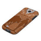 Cuir usiné "cow-girl et cheval" IPhone occidental