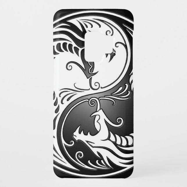 Coque Case-Mate Pour Samsung Galaxy Dragons de Yin Yang (Dos)