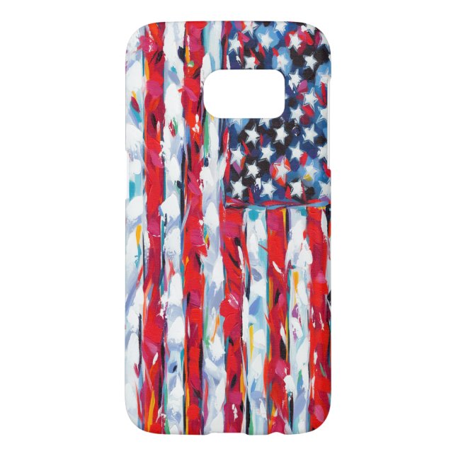 Coque Case-Mate Pour Samsung Galaxy Drapeau américain (Dos)