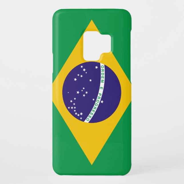 Coque Case-Mate Pour Samsung Galaxy Drapeau du Brésil (Dos)