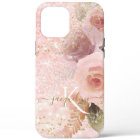 Élégante fille Floral Parties scintillant rose Gol