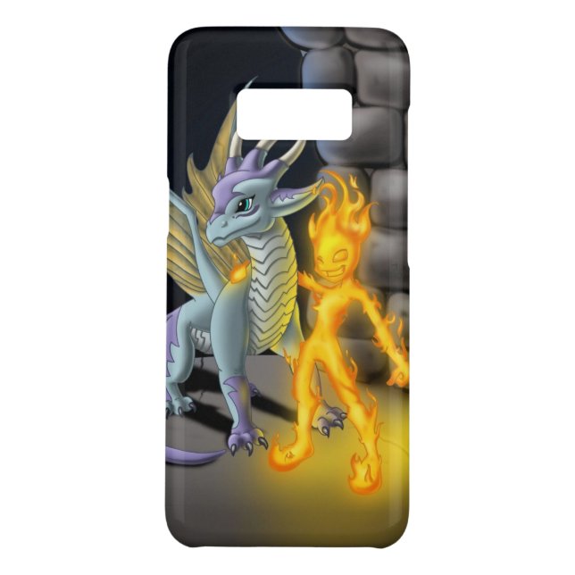 Coque Case-Mate Pour Samsung Galaxy Élément de feu et dragon (Dos)