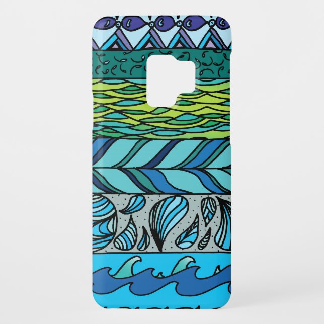 Coque Case-Mate Pour Samsung Galaxy Éléments de l'eau (Dos)