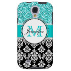 Fille, Turquoise, Parties scintillant, Damas noirs