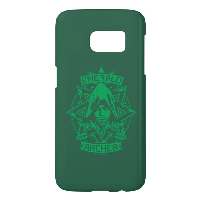 Coque Case-Mate Pour Samsung Galaxy Flèche | Emerald Archer Graphic (Dos)