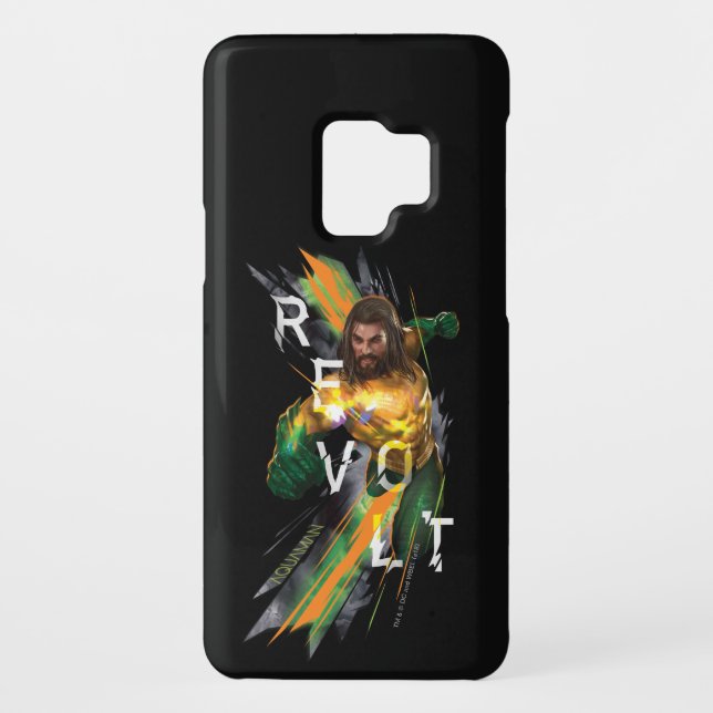 Coque Case-Mate Pour Samsung Galaxy Graphique réfracté de "révolte" d'Aquaman | (Dos)