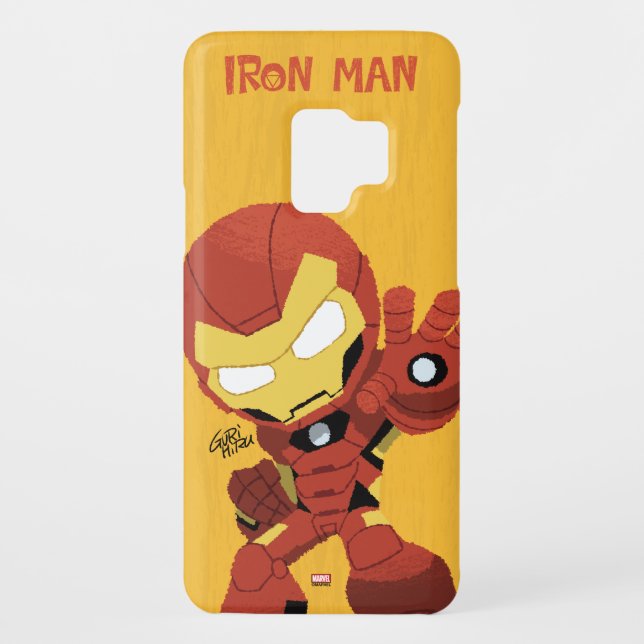 Coque Case-Mate Pour Samsung Galaxy Guri Hiru Iron Man (Dos)