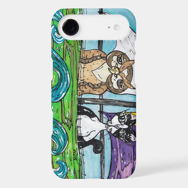 Coque Case-Mate Pour Samsung Galaxy Le hibou et le minou (Verso)