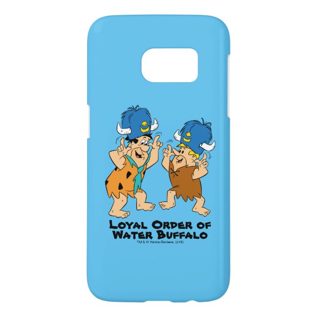 Coque Case-Mate Pour Samsung Galaxy Les Pierrafeu | Buffles d'eau Fred & Barney (Dos)