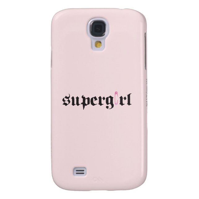 Coque Case-Mate Pour Samsung Galaxy LETTRE D'ÉCRAN DE SÉCURITÉ Supergirl (Dos)