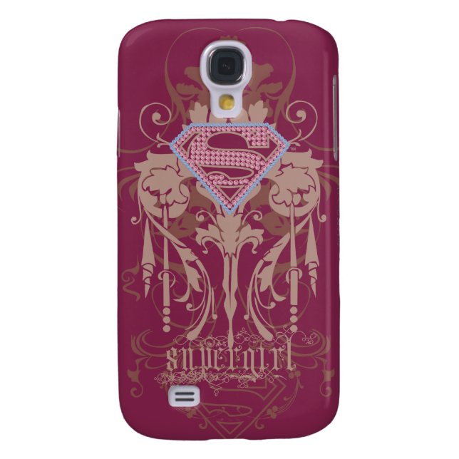 Coque Case-Mate Pour Samsung Galaxy Logo de bijoux Supergirl (Dos)