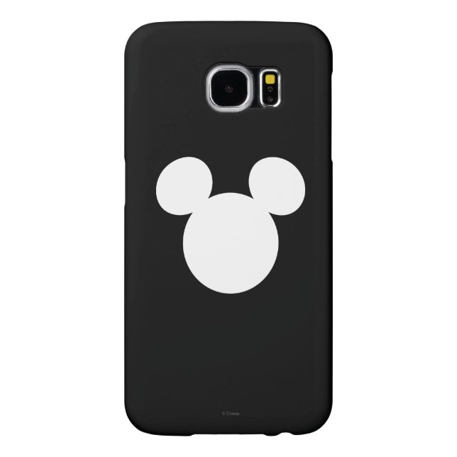Coque Case-Mate Pour Samsung Galaxy Logo Disney | Icône Mickey blanc (Dos)