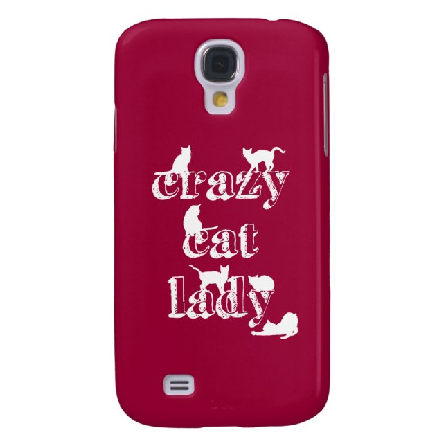 Coque Case-Mate Pour Samsung Galaxy Madame folle de chat (Dos)