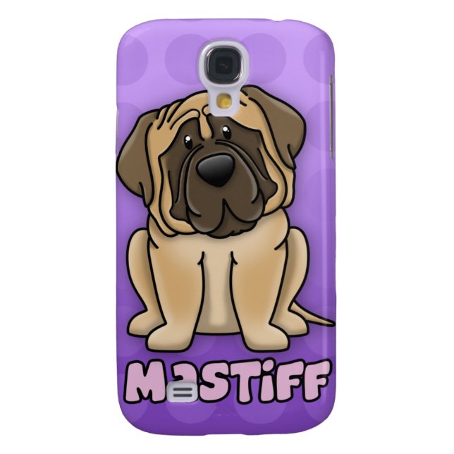 Coque Case-Mate Pour Samsung Galaxy Mastiff pourpre de bande dessinée (Dos)