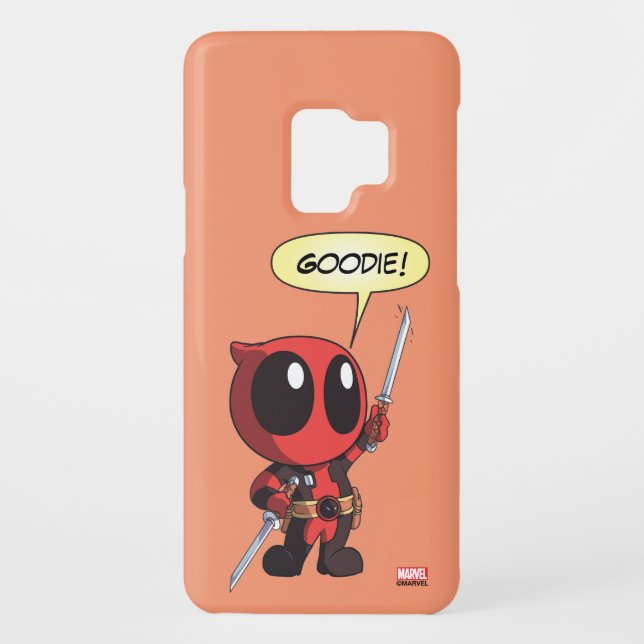 Coque Case-Mate Pour Samsung Galaxy Mini Deadpool Avec Deux Épées (Dos)