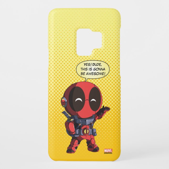 Coque Case-Mate Pour Samsung Galaxy Mini Deadpool en armure (Dos)