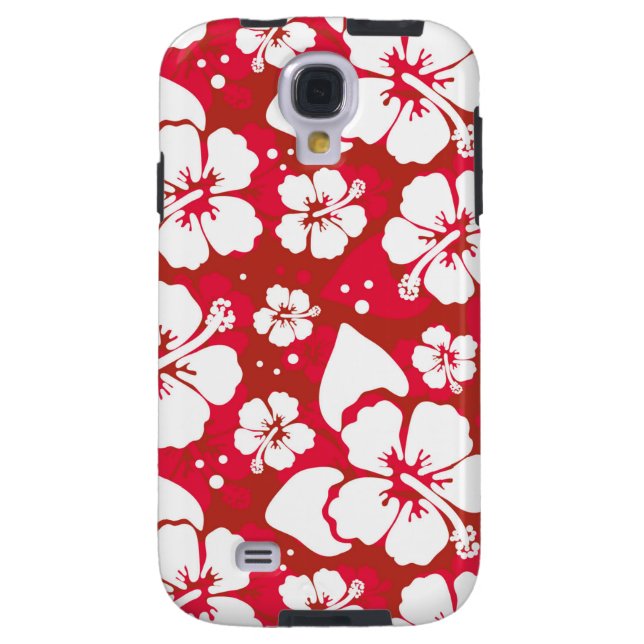 Coque Case-Mate Pour Samsung Galaxy Motif de fleurs de ketmie (Dos)