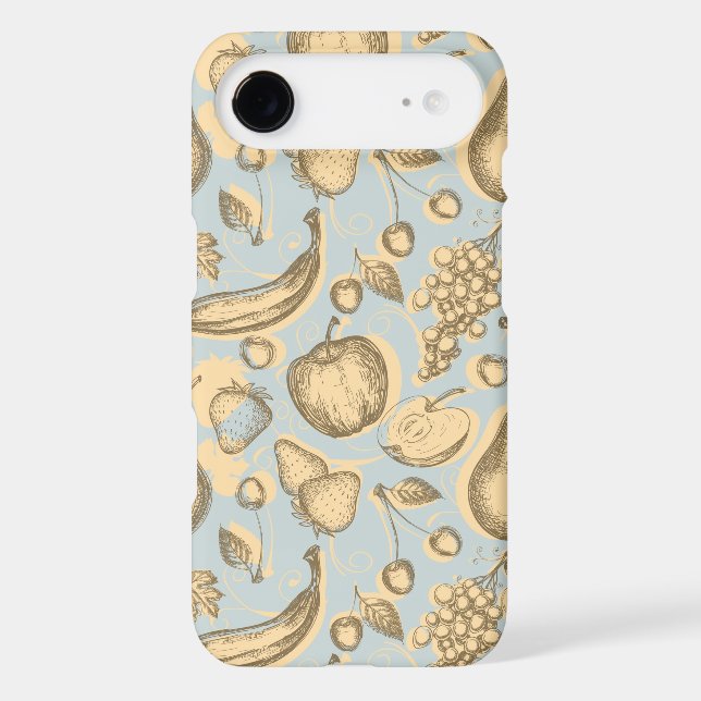 Coque Case-Mate Pour Samsung Galaxy motif de fruits Vintages (Verso)