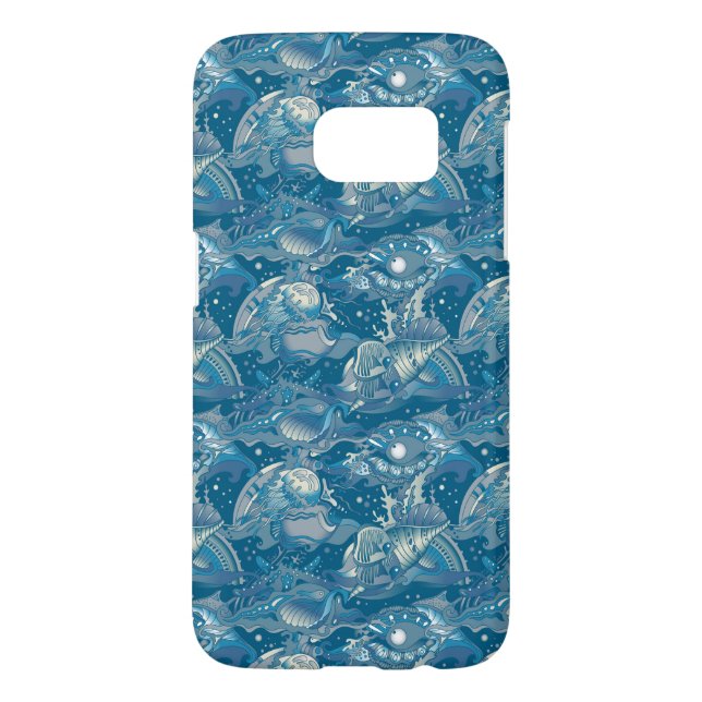 Coque Case-Mate Pour Samsung Galaxy Motif de la mer tropicale (Dos)