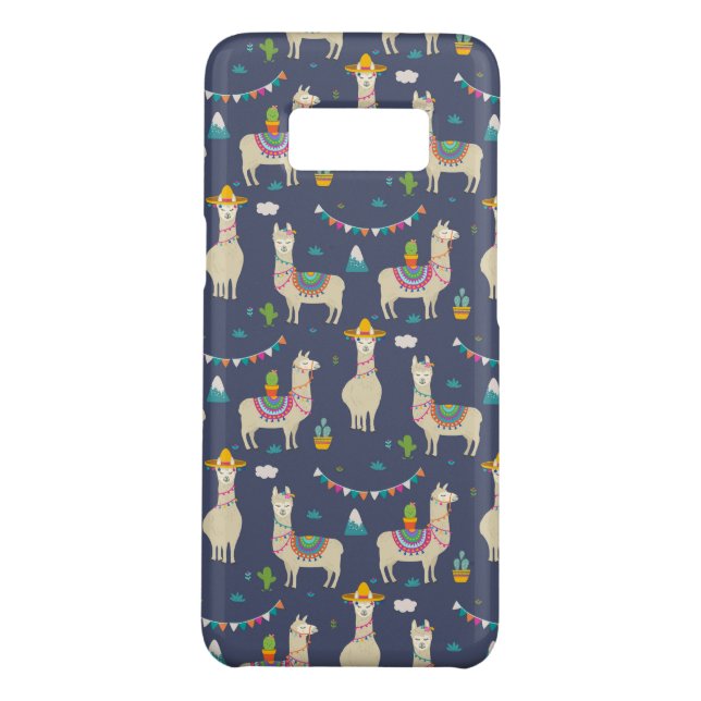 Coque Case-Mate Pour Samsung Galaxy Motif de lama de célébration (Dos)
