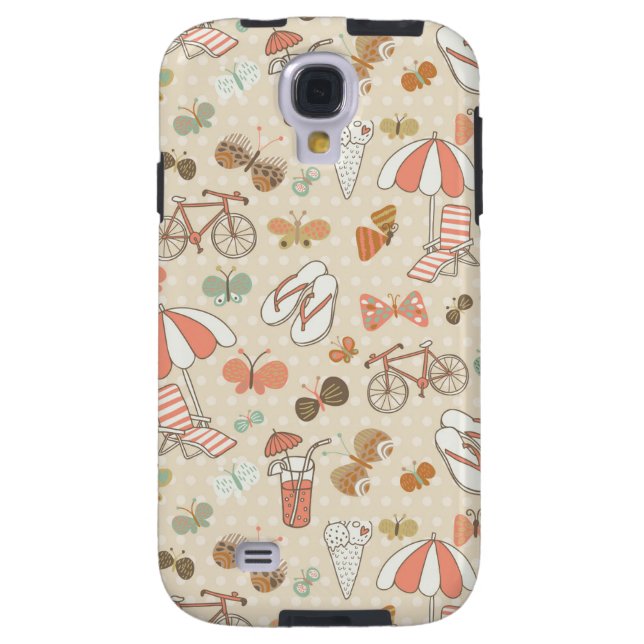 Coque Case-Mate Pour Samsung Galaxy Motif de vacances d'été (Dos)