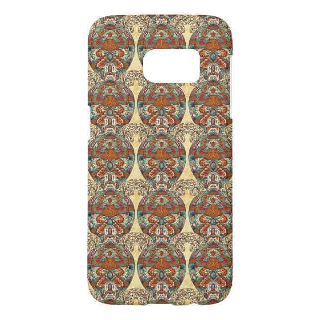 Coque Case-Mate Pour Samsung Galaxy Motif floral de tortue (Dos)