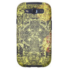 Ornement celtique antique en l'or, rouge, et le