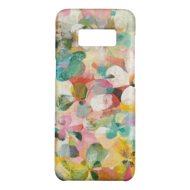 Coque Case-Mate Pour Samsung Galaxy Pétales en pastel mous heureux du jardin | (Dos)