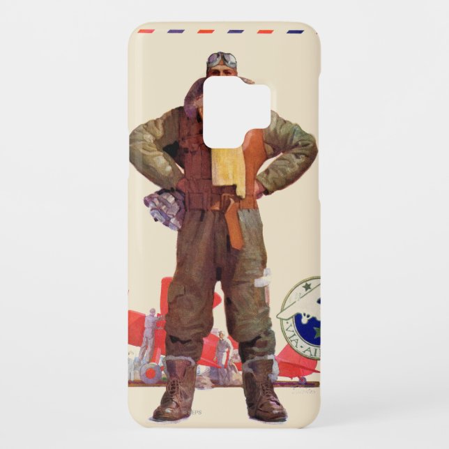 Coque Case-Mate Pour Samsung Galaxy Pilote de par avion (Dos)