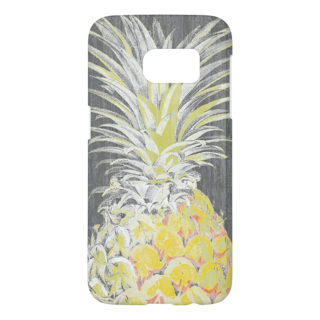 Coque Case-Mate Pour Samsung Galaxy Pinneapple jaune tropical (Dos)