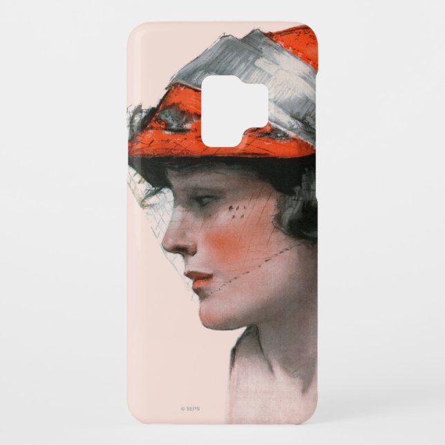Coque Case-Mate Pour Samsung Galaxy Profil de la femme (Dos)